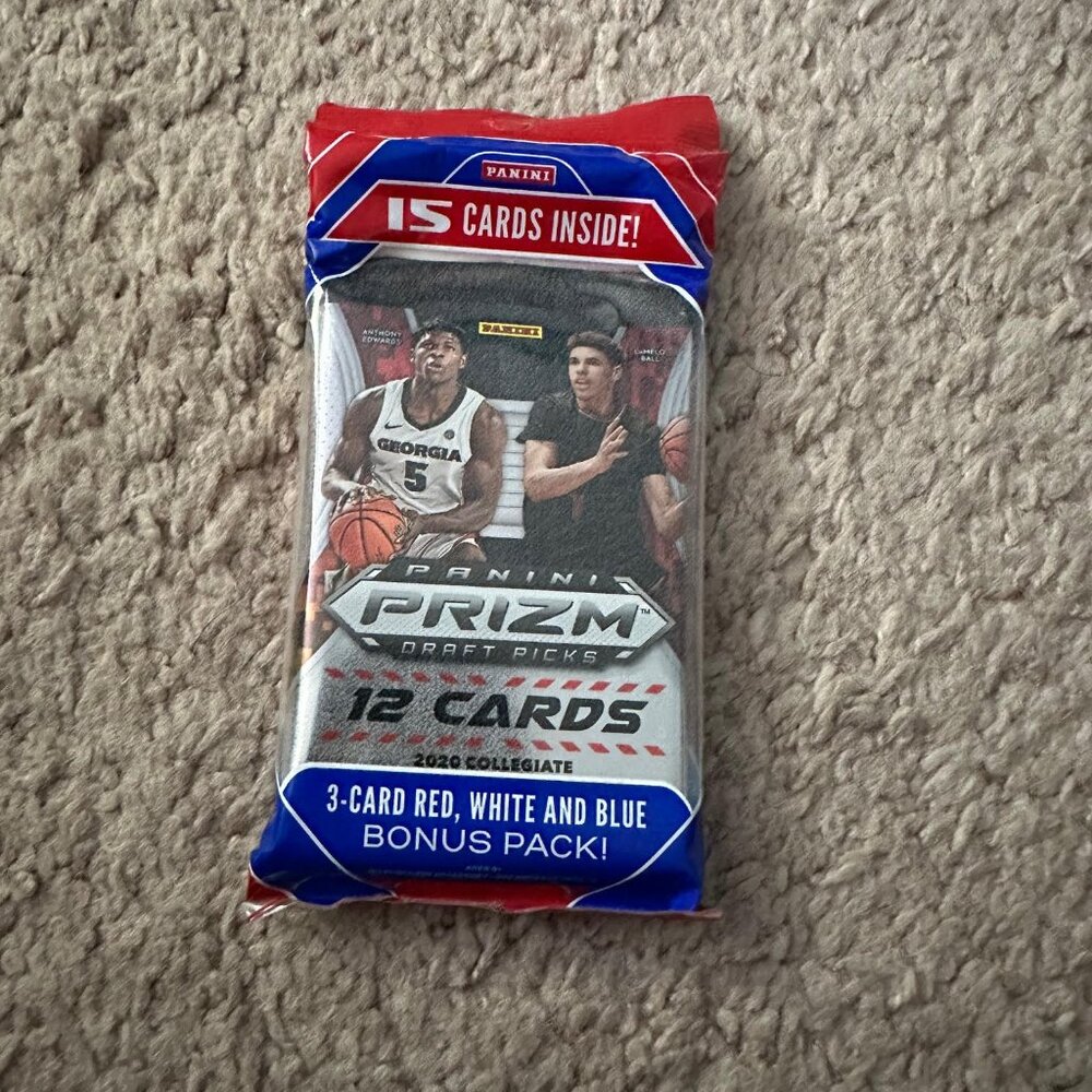 Panini Prizm 2020-21 Draft Picks Collegiate Basketball Cello Pack